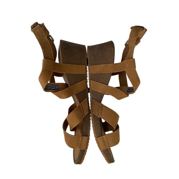 Teva Women's Mahonia Wedge Brown Sandals - Picture 4 of 11